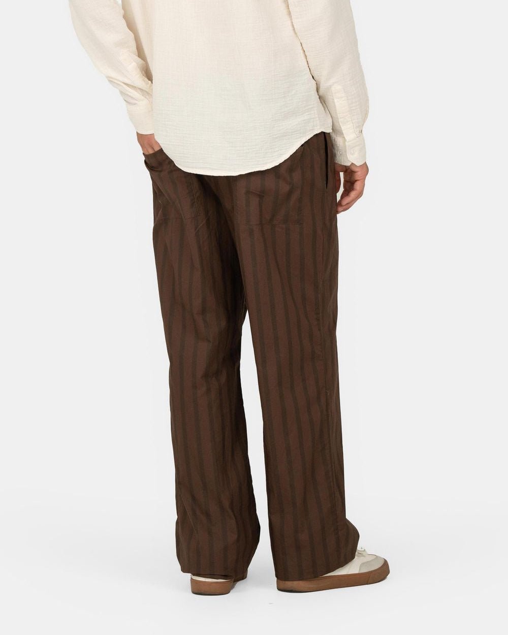 Pyjamas Pants Brun stribet | Skagen - clothing.dk